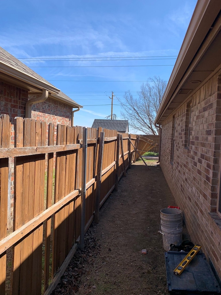 Chain link fence contractor project near Newcastle, Oklahoma