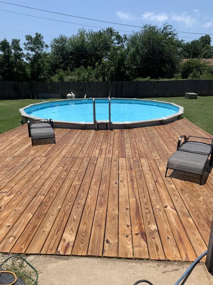 Landscape contractor project showcasing outdoor detail in Newcastle, OK
