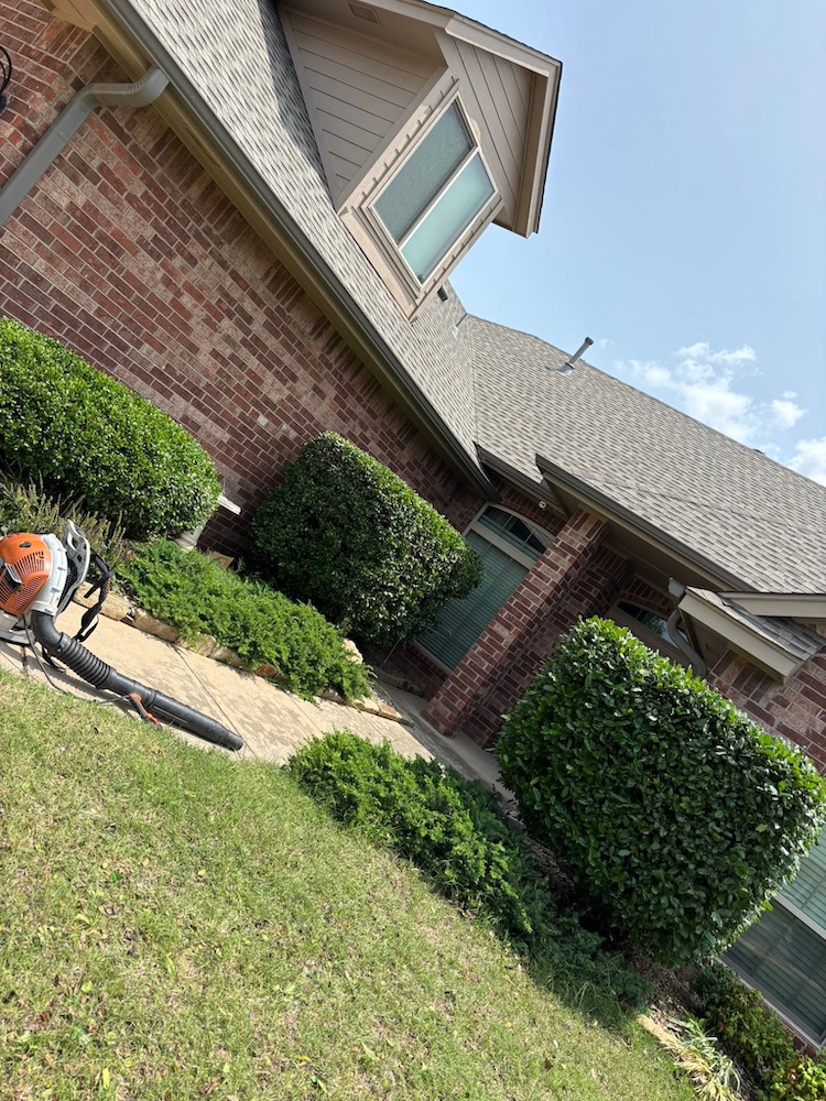 Lawn care with professional equipment in Newcastle, OK